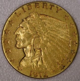 1912 Head $2.50 Gold AU
