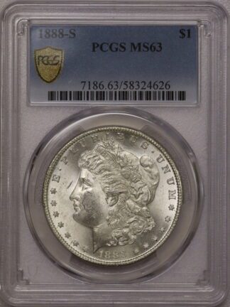1888 S Morgan Dollar MS63 PCGS