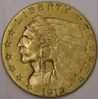 1912 Head $2.50 Gold AU