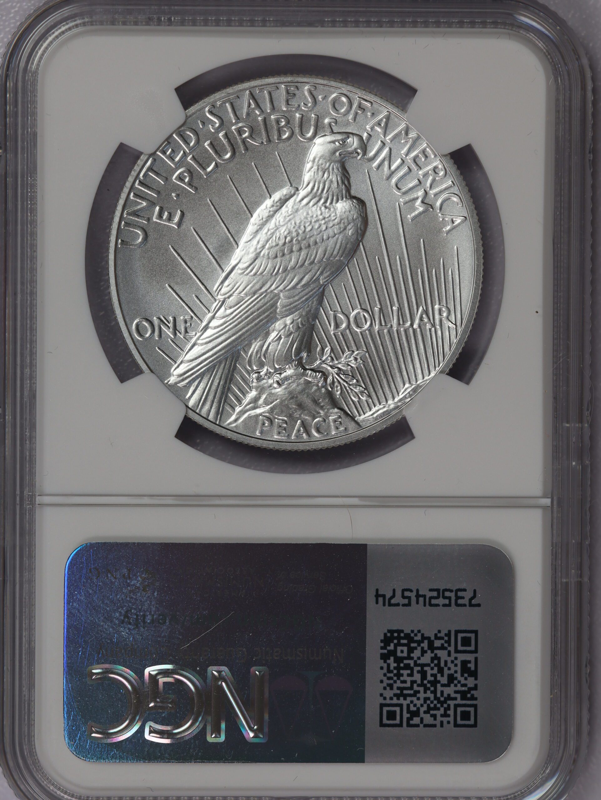 2025 Silver Peace Dollar MS69 NGC - Image 2