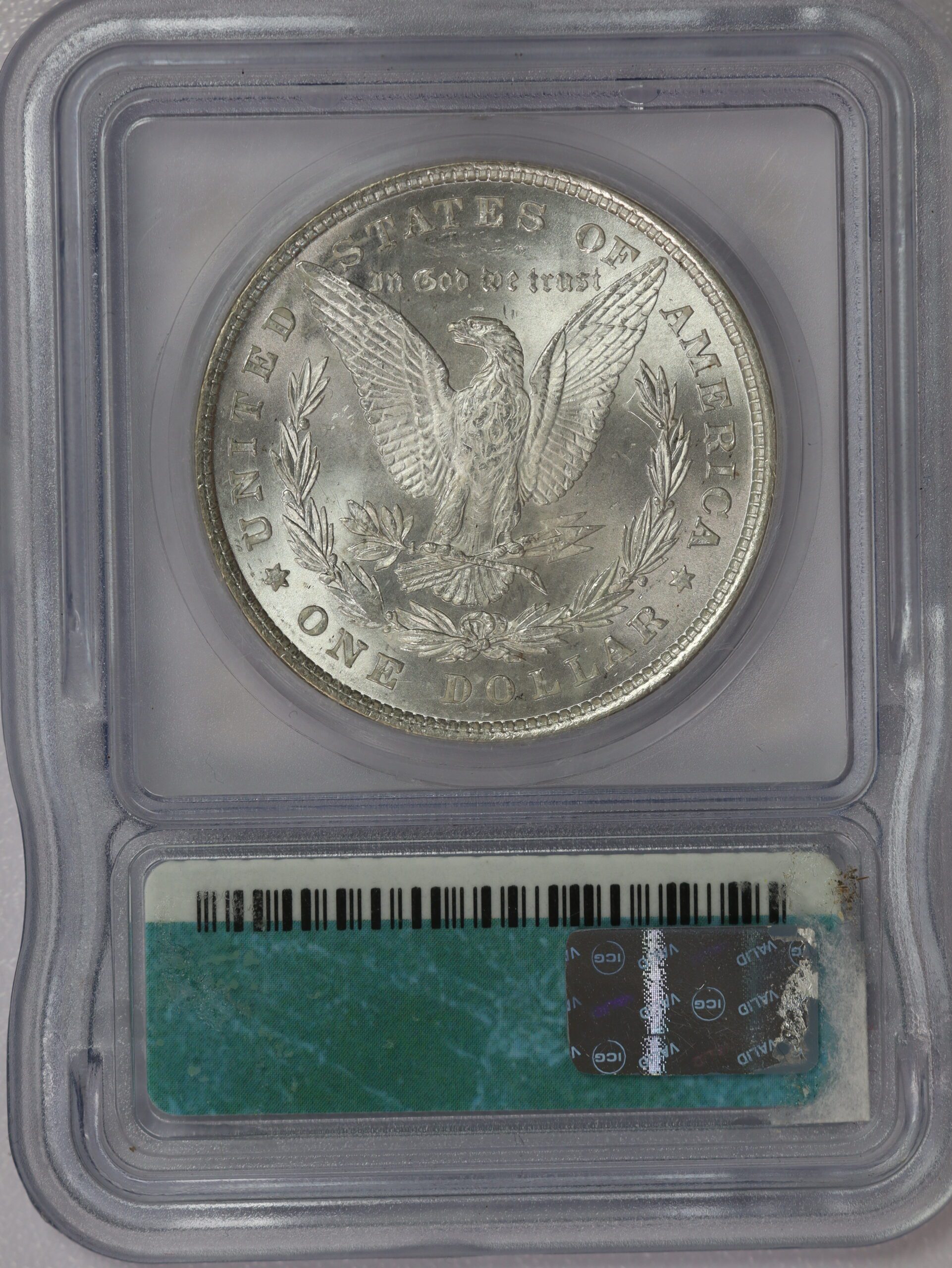 1878 8 TF Morgan Dollar MS63 ICG - Image 2