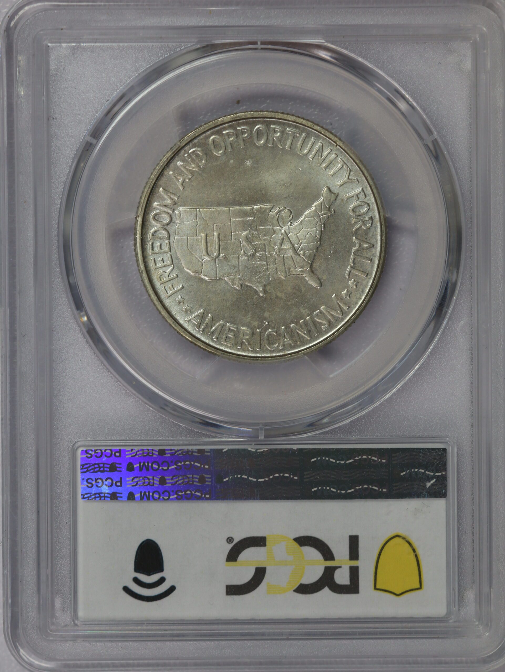 1954 D Washington Carver Half Dollar Silver Commemorative MS65 PCGS - Image 2