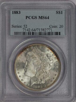 1883 Morgan Silver Dollar MS64 NGC