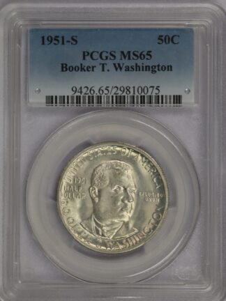 Auction- 1952 Washington Carver MS65 PCGS Toned
