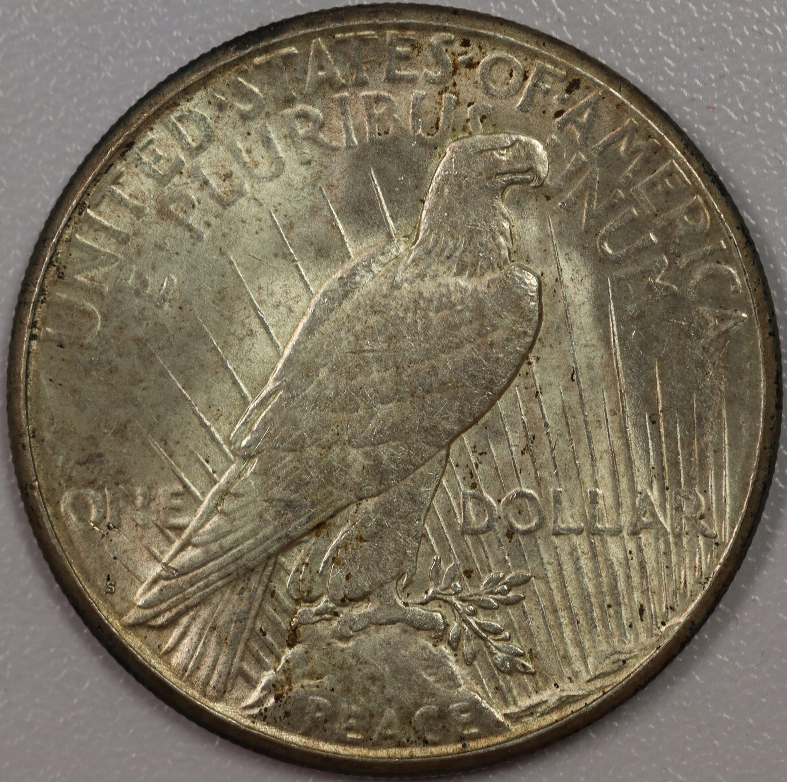 Auction- 1923 S Peace Dollar AU Cleaned - Image 2