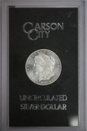 1881 CC Morgan Dollar GSA No Box Semi PL *Watch Video