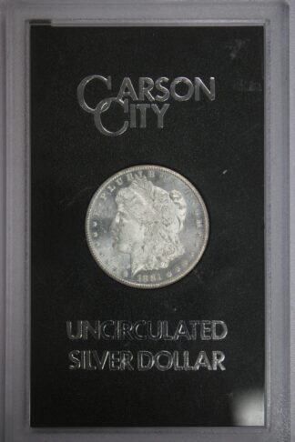 1881 CC Morgan Dollar GSA No Box Semi PL *Watch Video