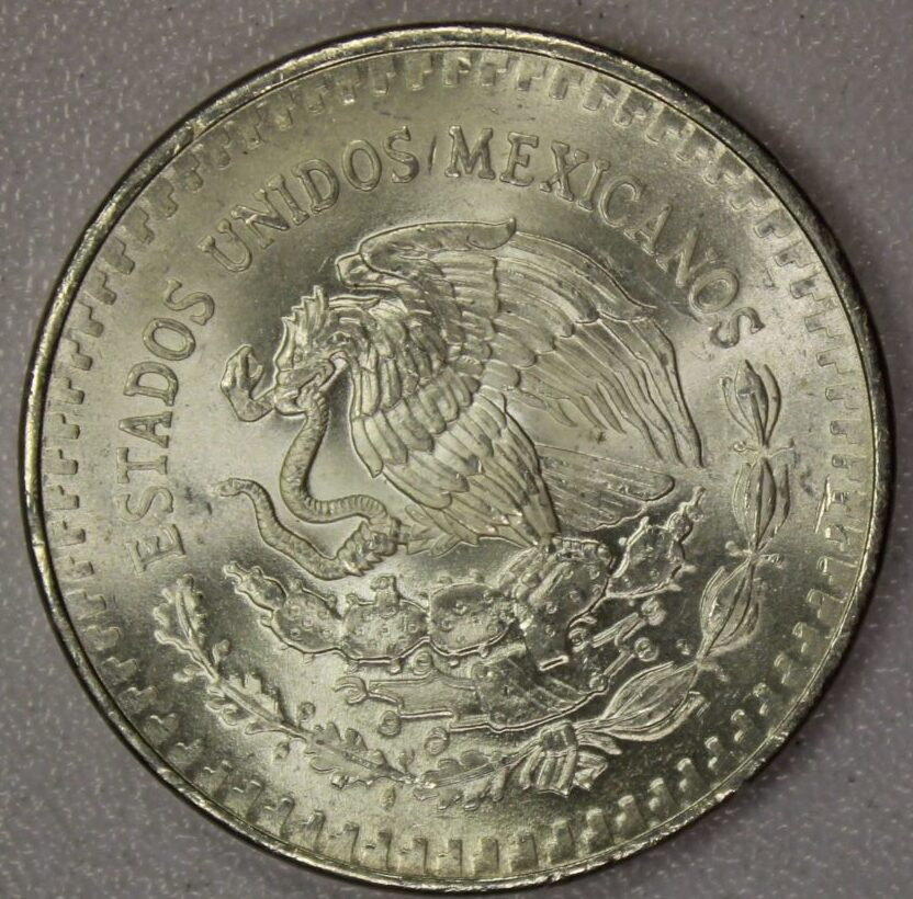 AUCTION- 1982 Mexico Libertad One Ounce .999 Silver - Image 2