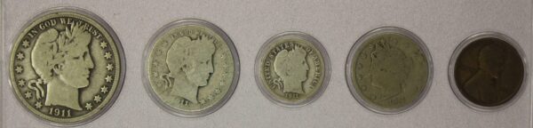 1911 Year Set Circulated
