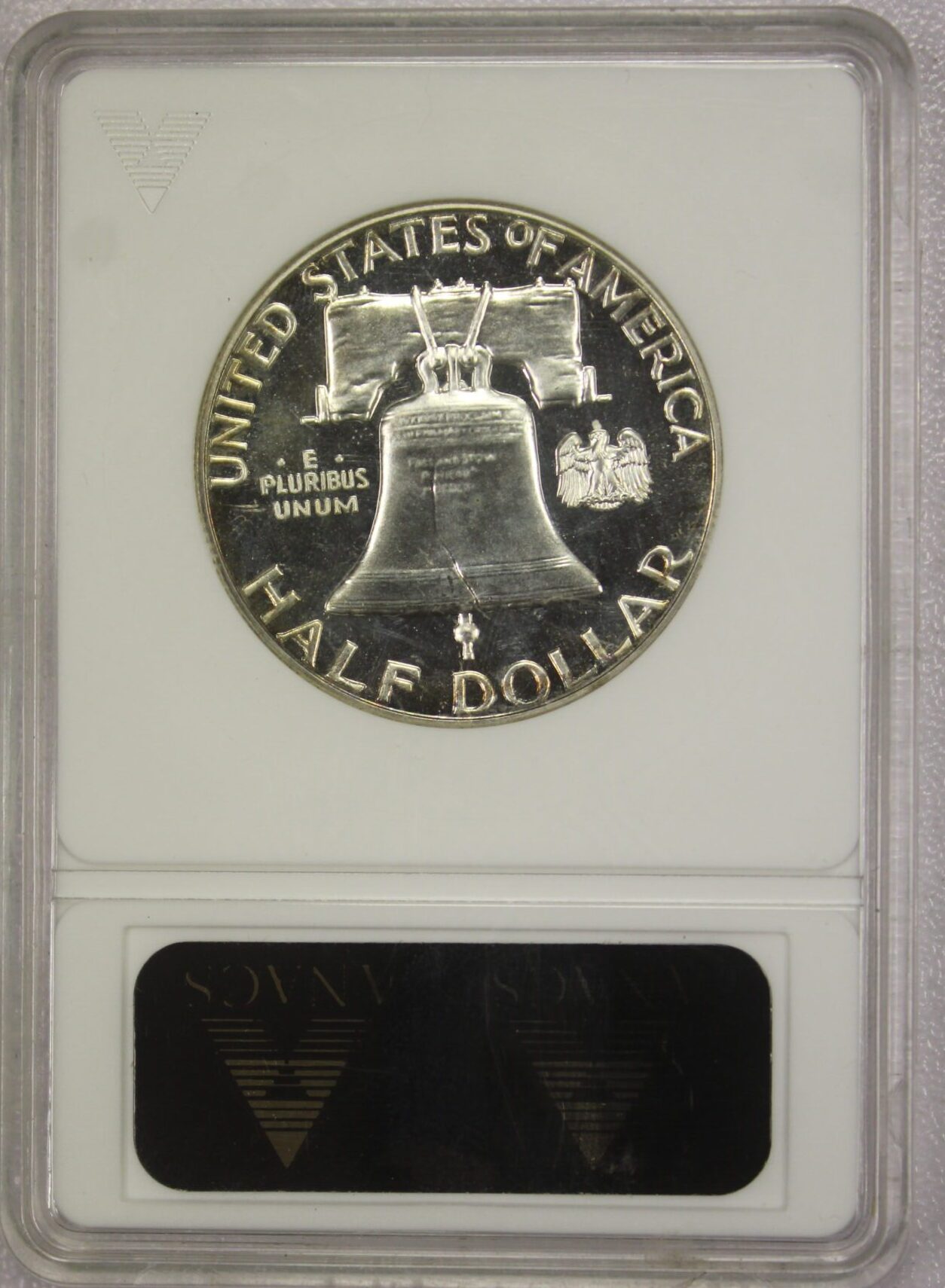 AUCTION- 1962 Proof Franklin Half Dollar ANACS PF66 Old Soap Box Holder - Image 2