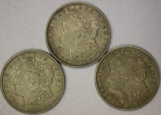 AUCTION-   1921, 1921-D & 1921-S Morgan Silver Dollars Circulated