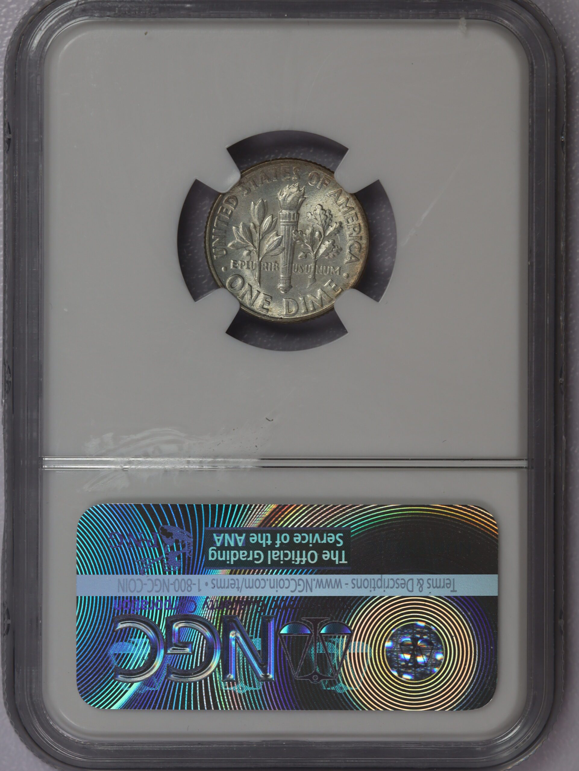 Auction - 1946 Roosevelt Dime MS65 FT NGC - Image 2