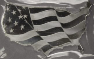 Elemetal 5 Troy Ounces .999 Silver in Shape of Map of USA