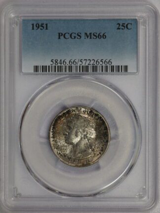 Auction - 1951 Washington Quarter MS66 PCGS Toned