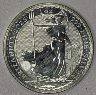 2023 Great Britain One Ounce Silver Britannia (Queen Elizabeth)