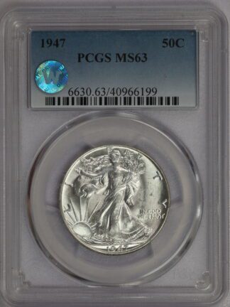 1947 Walking Liberty Half PCGS MS63