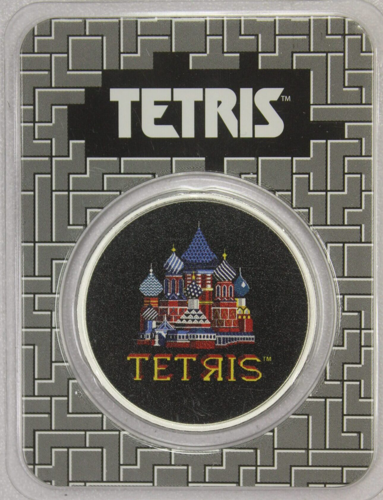 AUCTION- 2021 Niue Two Dollars One Ounce .999 Silver TETRIS