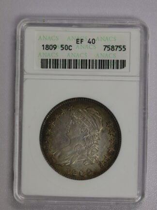 1809 Classic Head Half Cent EF40 ANACS Soap Bar Holder