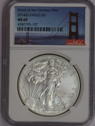 Auction - 2014 (S) Silver Eagle MS69