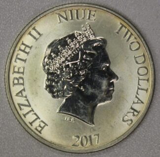 AUCTION-   2017 Niue Two Dollars One Troy Ounce .999 Silver Darth Vader