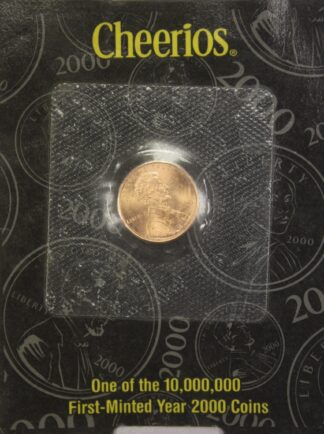 AUCTION-   2000 Cheerios Lincoln Cent in Original Card
