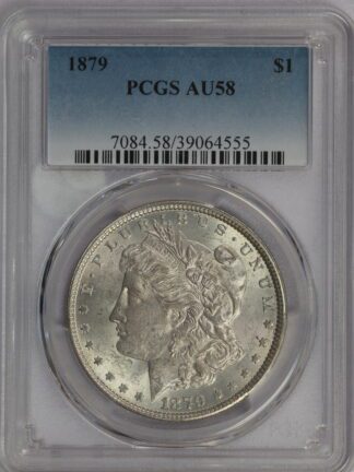 Auction - 1879 Morgan Dollar AU58 PCGS