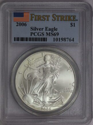 2006 Silver Eagle First Strike PCGS MS69