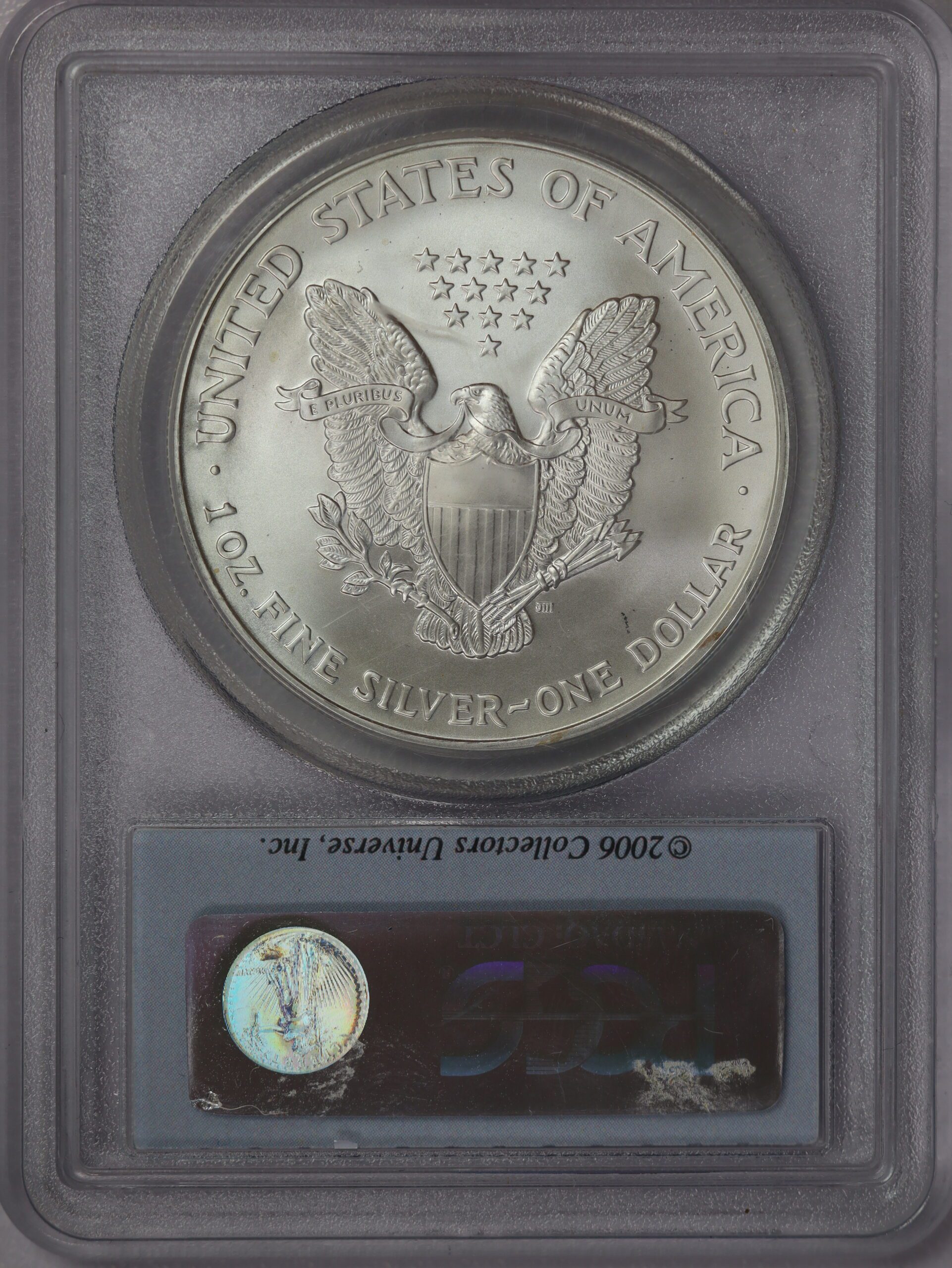 2006 Silver Eagle First Strike PCGS MS69 - Image 2