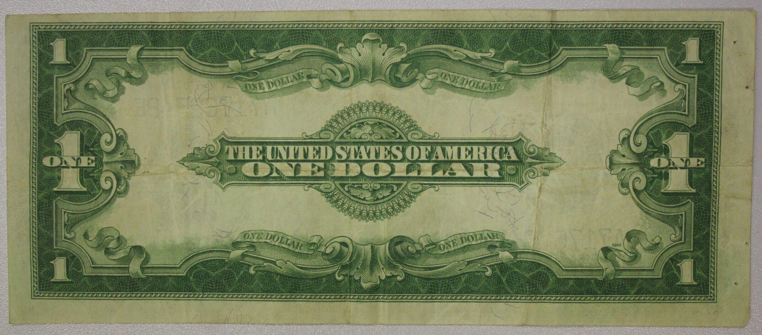1923 One Dollar Silver Certificate Horse Blanket Note Fine-Very Fine - Image 2