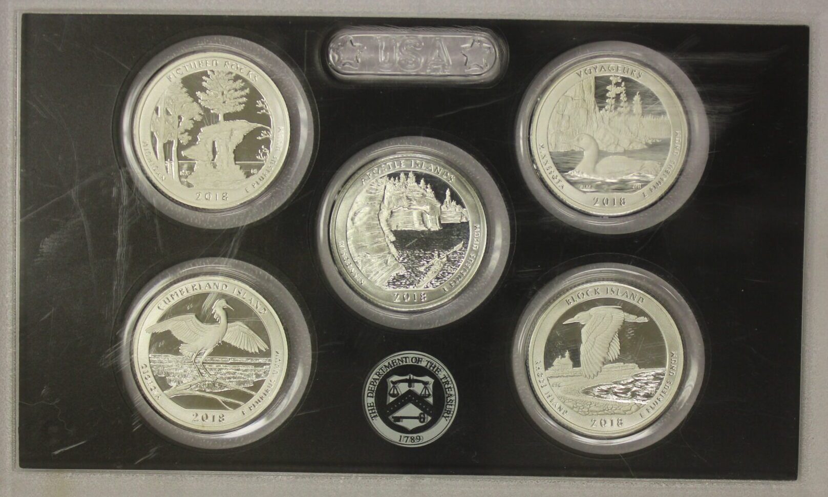 AUCTION- 2018-S Silver Proof Washington Quarters No Box No Papers - Image 2