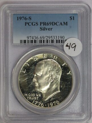 AUCTION - 1976 S Eisenhower Dollar PR69 PCGS 40% Silver