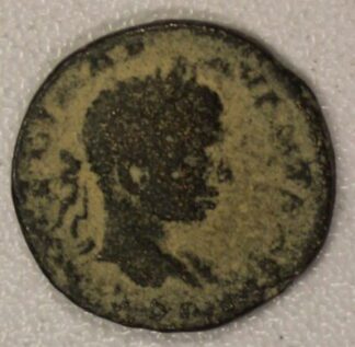 AUCTION-   Ancient Roman Bronze Coin About the size of a Nickel