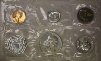 AUCTION-   1961 Proof Set Large Spot on Half Dollar