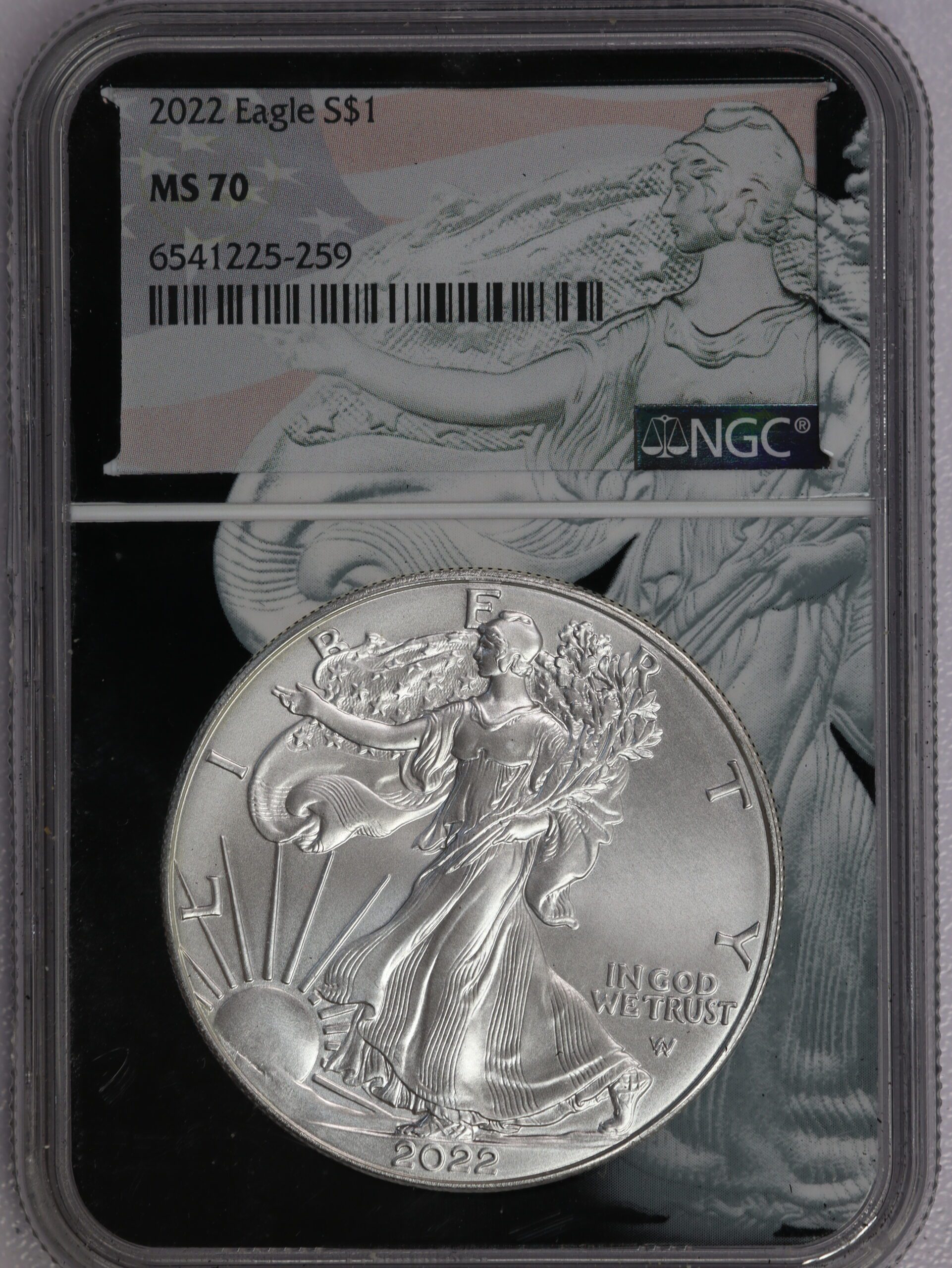 2022 American Silver Eagle MS70 NGC – Portsmouth Coin & Currency Co