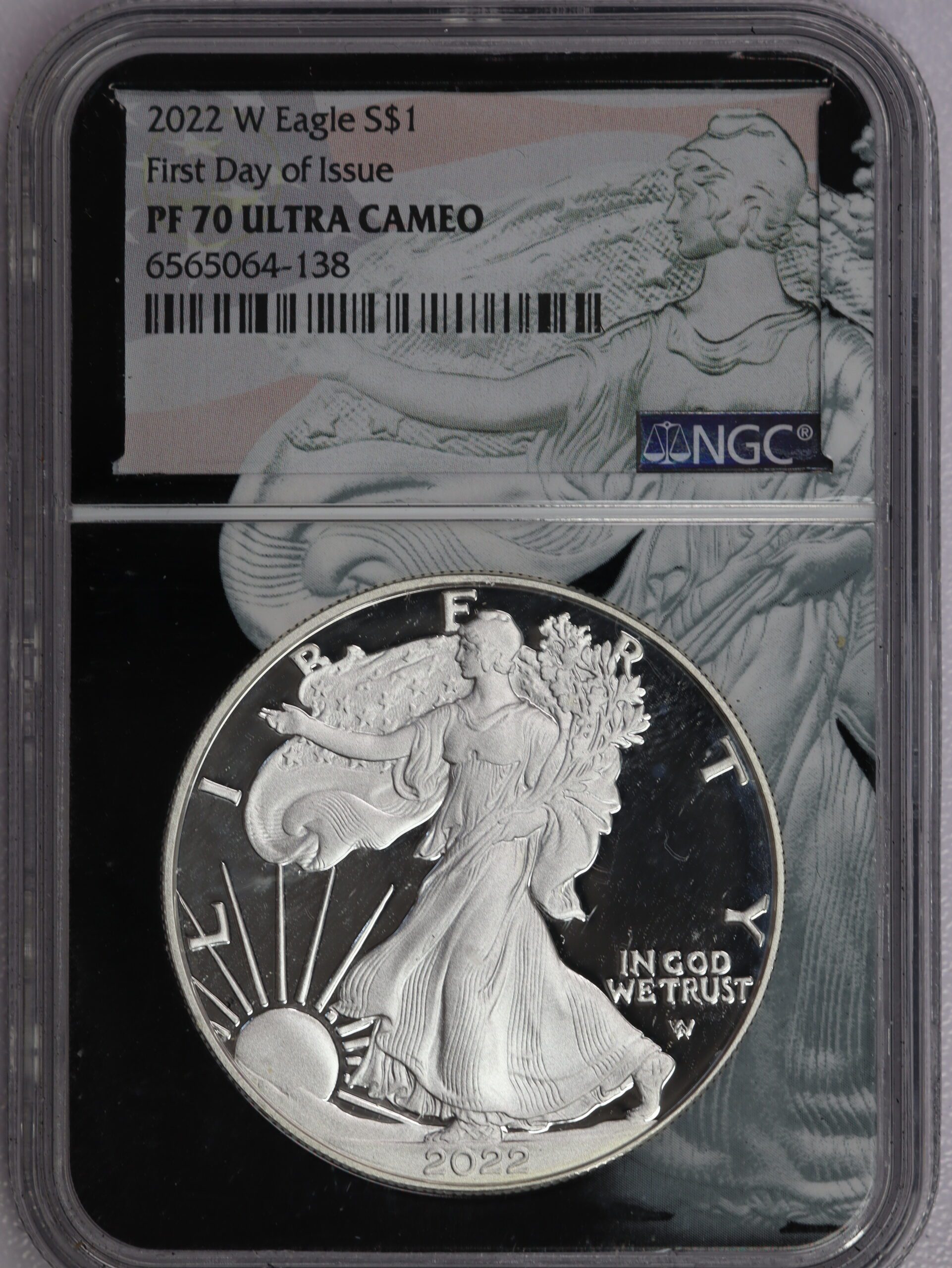 2022 W Silver Eagle PF70 Ultra Cameo NGC – Portsmouth Coin