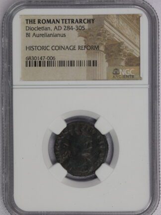 284-35 AD The Roman Tetrarchy Diocletian NGC