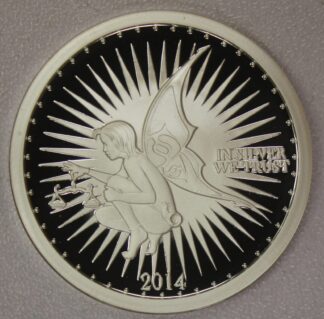 AUCTION-   2014 In Silver We Trust One Troy Ounce .999 Silver