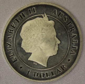 AUCTION- 2015 Australia One Dollar Funnel-Web Spider 1 Ounce .999 Silver