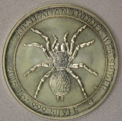 AUCTION- 2015 Australia One Dollar Funnel-Web Spider 1 Ounce .999