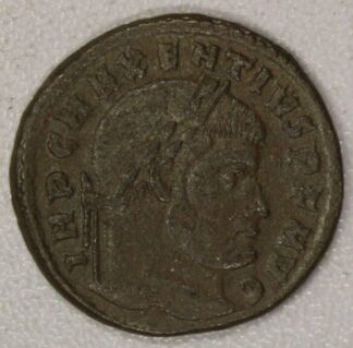 AUCTION- 306-312 AD Roman Coin Maxentius Bronze Follis