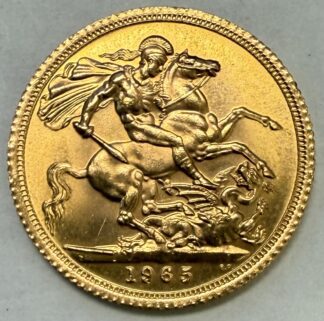 1965 Great Britain Gold Sovereign Elizabeth