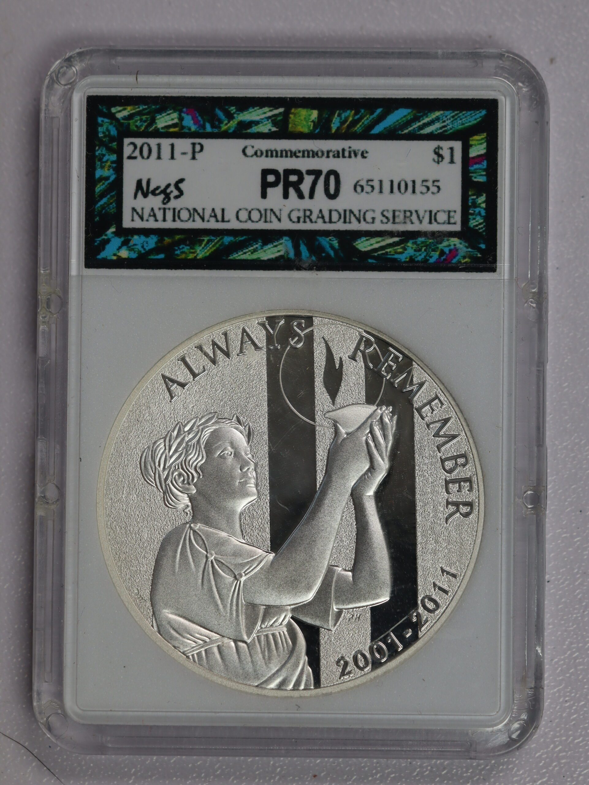 Auction - 2011 P Honor Hope Commemorative Silver Medal .999 1 oz