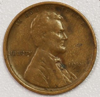 1909 S Lincoln Wheat Cent Fine