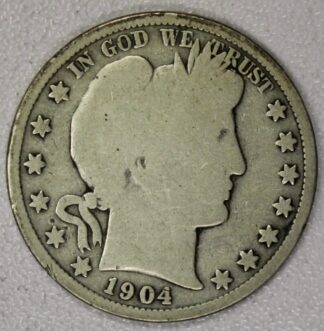 1904-S Barber Half Dollar AG to G