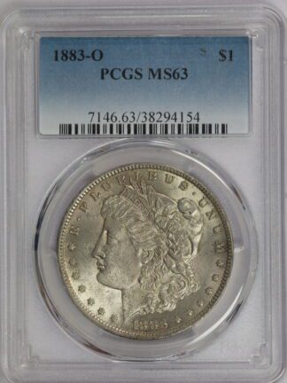 Auction - 1883 O Morgan Dollar MS63 PCGS Toning