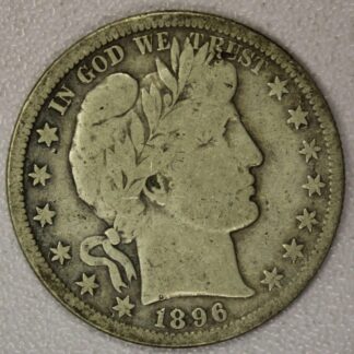 1896-S Barber Half Dollar Good