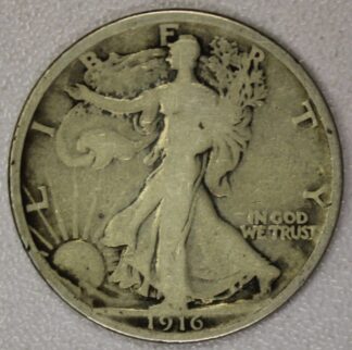 1916 Walking Liberty Half Dollar Good to Very Good