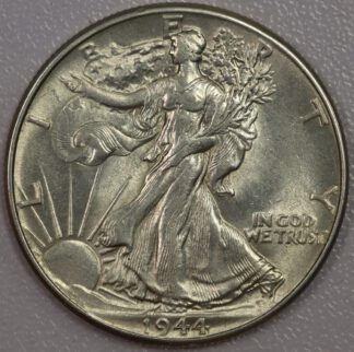Auction - 1944 Walking Liberty half Dollar AU