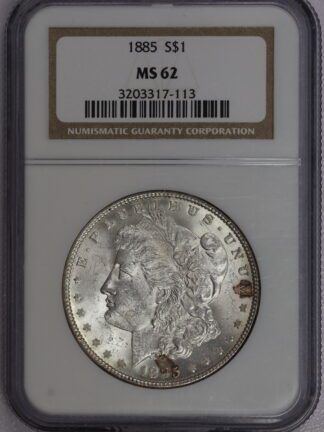 Auction - 1885 Morgan Dollar MS62 NGC
