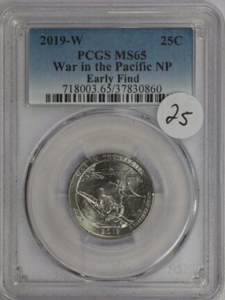 2019 W War In Pacific Quarter MS65 PCGS
